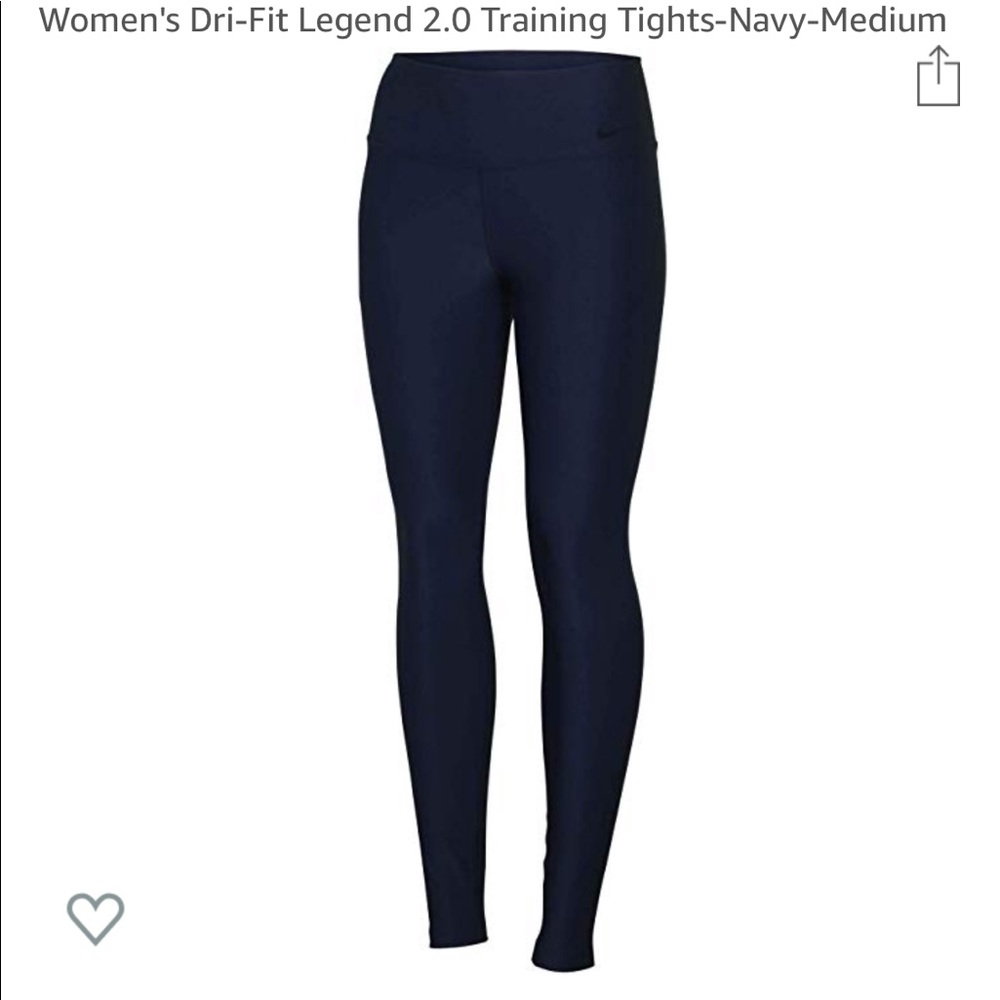 Women’s dry fit Nike legend navy blue 2.0 leggings